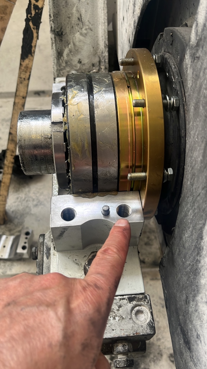 Shaft and coupling detail